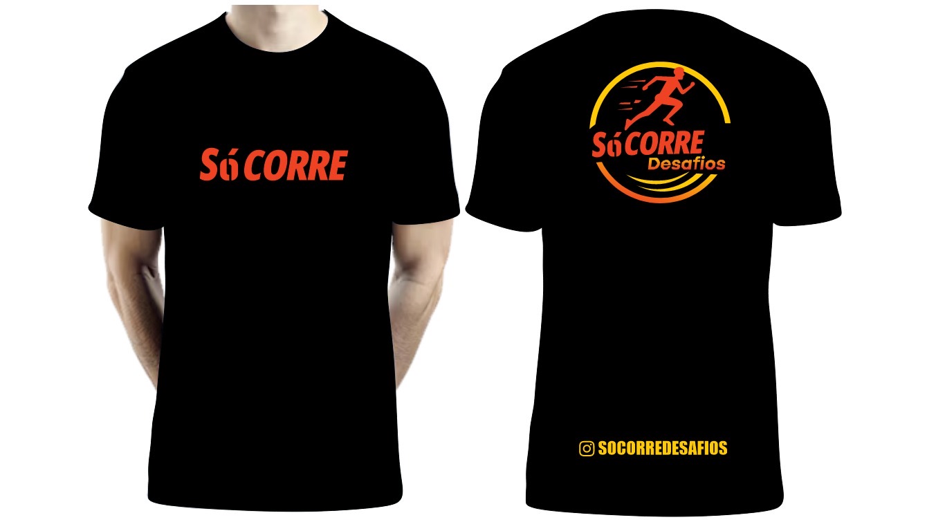 Camiseta oficial só corre (masculino)